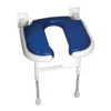 AKW 4000 Series Standard Horseshoe Fold-Up Shower Seat - Blue -Home Bathroom 04100p l