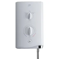 Mira - Sport 9.8kw Thermostatic Electric Shower - White & Chrome -Home Bathroom 1.1746.006 d1