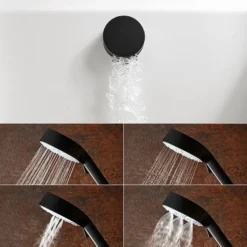 Mira Evoco Dual Outlet Matt Black Thermostatic Mixer Shower With Bathfill -Home Bathroom 1.1967.007 d3