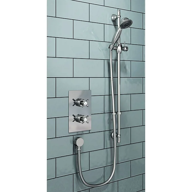 Bristan 1901 Traditional Shower Pack With Adjustable Riser 3 Bristan 1901 Traditional Shower Pack With Adjustable Riser