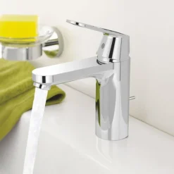 Grohe Eurosmart Cosmopolitan M-Size Mono Basin Mixer With Pop-up Waste -Home Bathroom 23325000 d1