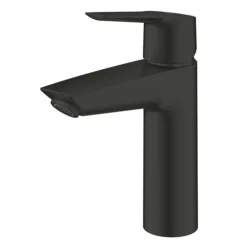 Grohe Start SilkMove ES M-Size Mono Basin Mixer With Push-Open Waste - Matt Black 10 Grohe Start SilkMove ES M-Size Mono Basin Mixer With Push-Open Waste - Matt Black -Home Bathroom 235752432 l2