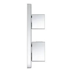 Grohe Grohtherm Cube 1-Outlet Thermostatic Shower Mixer Trim With Shut-Off Valve -Home Bathroom 24153000 d2