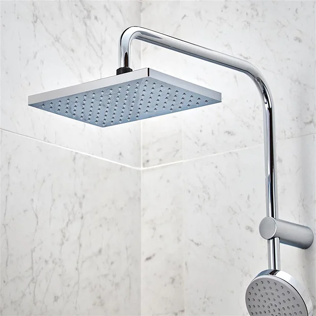 Hansgrohe Vernis Shape EcoSmart Showerpipe 230 Thermostatic Bath Shower Mixer 6 Hansgrohe Vernis Shape EcoSmart Showerpipe 230 Thermostatic Bath Shower Mixer - Image 4