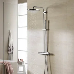 Grohe Rainshower 310 Thermostatic Shower System 13 Grohe Rainshower 310 Thermostatic Shower System -Home Bathroom 27966000 d4