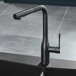 Grohe Essence Kitchen Sink Mixer - Brushed Hard Graphite -Home Bathroom 30269al0 d2