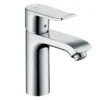 Hansgrohe Metris Single Lever Basin Mixer 110 CoolStart With Pop-up Waste -Home Bathroom 31121000 l