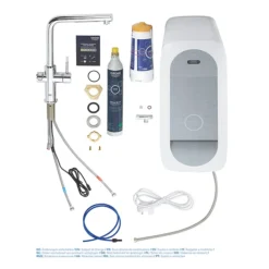 Grohe L-Spout Blue Home Duo Starter Kit - Chrome -Home Bathroom 31454001 d2