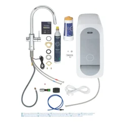 Grohe Blue Home Duo Starter Kit C-Spout With Pull-Out Spray - Chrome 13 Grohe Blue Home Duo Starter Kit C-Spout With Pull-Out Spray - Chrome -Home Bathroom 31541000 d3