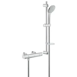 Grohe Grohtherm 1000 Cosmopolitan Thermostatic Shower Mixer And Kit