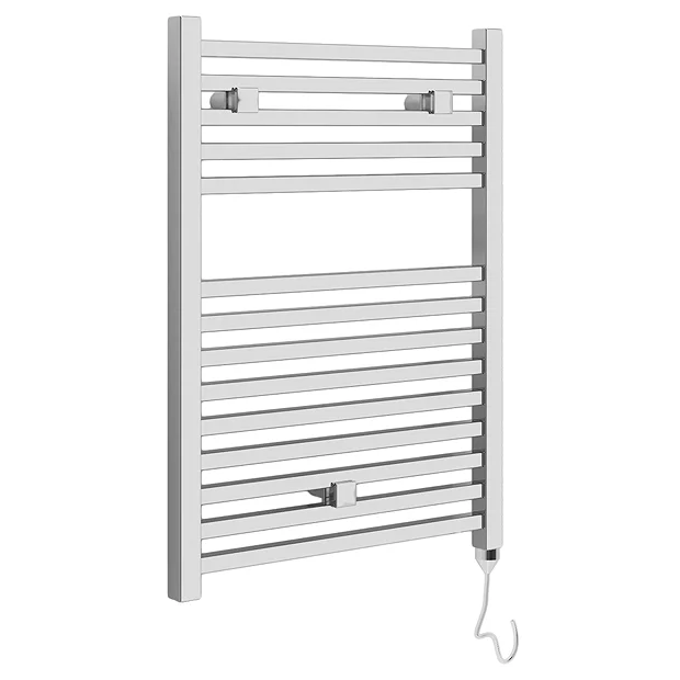E-Cube Electric Only Heated Towel Rail - W500mm X H690mm - Chrome 4 E-Cube Electric Only Heated Towel Rail - W500mm X H690mm - Chrome - Image 2