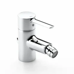 Roca Targa Chrome Bidet Mixer With Pop-up Waste