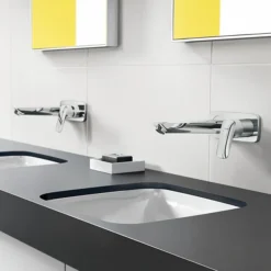 Hansgrohe Logis Wall Mounted Single Lever Basin Mixer With Waste -Home Bathroom 71220000 d2