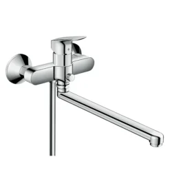 Hansgrohe Logis Single Lever Manual Bath Mixer With Long Spout