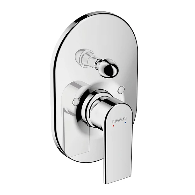 Hansgrohe Vernis Shape Concealed Single Lever Manual Bath Mixer - Chrome 4 Hansgrohe Vernis Shape Concealed Single Lever Manual Bath Mixer - Chrome - Image 2