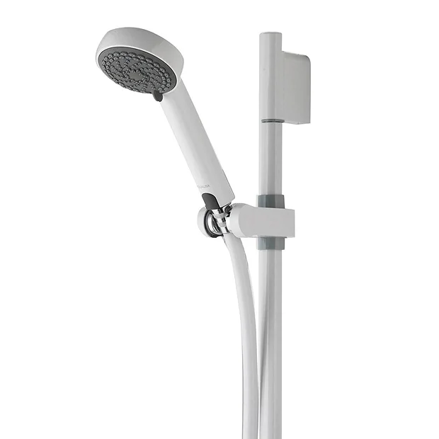 Aqualisa - Aquastream Thermo Power Shower With Adjustable Head - White 3 Aqualisa - Aquastream Thermo Power Shower With Adjustable Head - White
