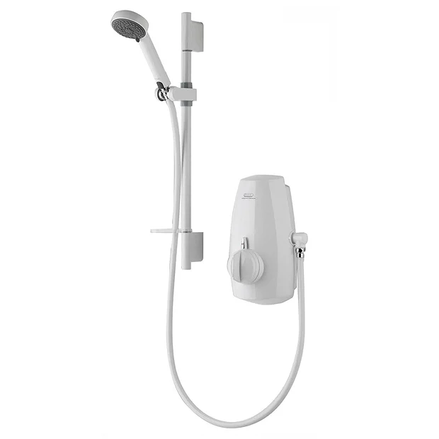 Aqualisa - Aquastream Thermo Power Shower With Adjustable Head - White 4 Aqualisa - Aquastream Thermo Power Shower With Adjustable Head - White - Image 2