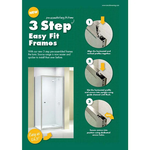 Merlyn Ionic Source Corner Door Enclosure 5 Merlyn Ionic Source Corner Door Enclosure - Image 3