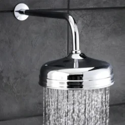 Hudson Reed Beaumont Twin Concealed Thermostatic Valve W/ 8" Apron Fixed Head -Home Bathroom a3050a3286d1