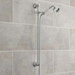Hudson Reed Traditional Twin Concealed Thermostatic Shower Valve + Slide Rail Kit -Home Bathroom a3099ca3211 d1