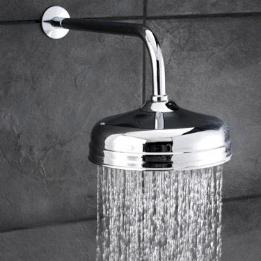 Hudson Reed Traditional Twin Concealed Thermostatic Shower Valve + 8" Fixed Head 3 Hudson Reed Traditional Twin Concealed Thermostatic Shower Valve + 8" Fixed Head