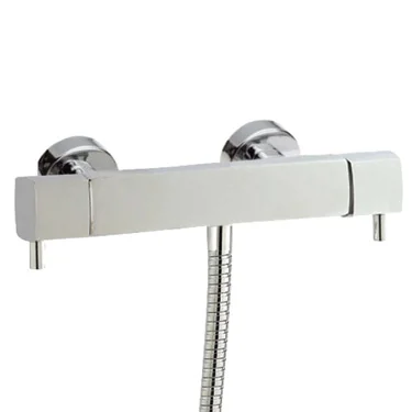 Hudson Reed Quadro Thermostatic Bar Valve With Sheer Slide Rail Kit - Chrome 3 Hudson Reed Quadro Thermostatic Bar Valve With Sheer Slide Rail Kit - Chrome