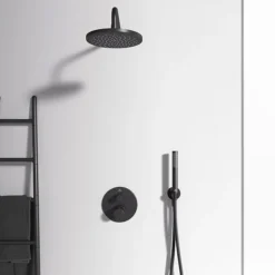 Ideal Standard Silk Black Ceratherm T100 Built-In Thermostatic 1 Outlet Shower Mixer