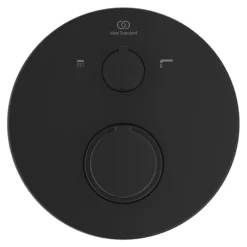 Ideal Standard Silk Black Ceratherm T100 Built-In Thermostatic 2 Outlet Bath Shower Mixer 8 Ideal Standard Silk Black Ceratherm T100 Built-In Thermostatic 2 Outlet Bath Shower Mixer -Home Bathroom a5814xg d1