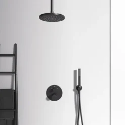 Ideal Standard Silk Black Ceratherm T100 Built-In Thermostatic 2 Outlet Bath Shower Mixer 9 Ideal Standard Silk Black Ceratherm T100 Built-In Thermostatic 2 Outlet Bath Shower Mixer -Home Bathroom a5814xg d2
