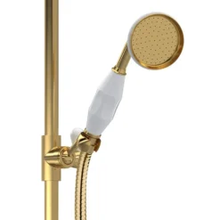 Hudson Reed Brushed Brass Thermostatic Shower Valve & Rigid Riser Kit 11 Hudson Reed Brushed Brass Thermostatic Shower Valve & Rigid Riser Kit -Home Bathroom a8117 d2