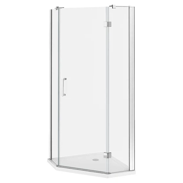 Apollo 1100x1100mm Frameless Pentangle Enclosure (inc. Tray + Waste) 5 Apollo 1100x1100mm Frameless Pentangle Enclosure (inc. Tray + Waste) - Image 3