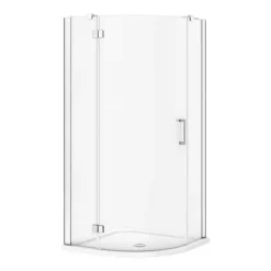 Apollo 900x900mm Frameless Single Door Quadrant Enclosure + Tray 11 Apollo 900x900mm Frameless Single Door Quadrant Enclosure + Tray -Home Bathroom apsd90 d1