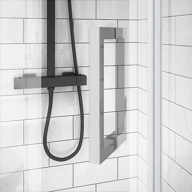 Apollo 900x900mm Frameless Single Door Quadrant Enclosure + Tray 7 Apollo 900x900mm Frameless Single Door Quadrant Enclosure + Tray - Image 5