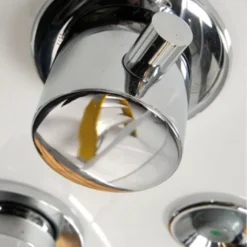 AquaLusso - Alto 80 - 800 X 800mm Quadrant Steam Shower - Polar White -Home Bathroom aqualussoalto80800x800mmquadrantsteamshowercarbonblackd5