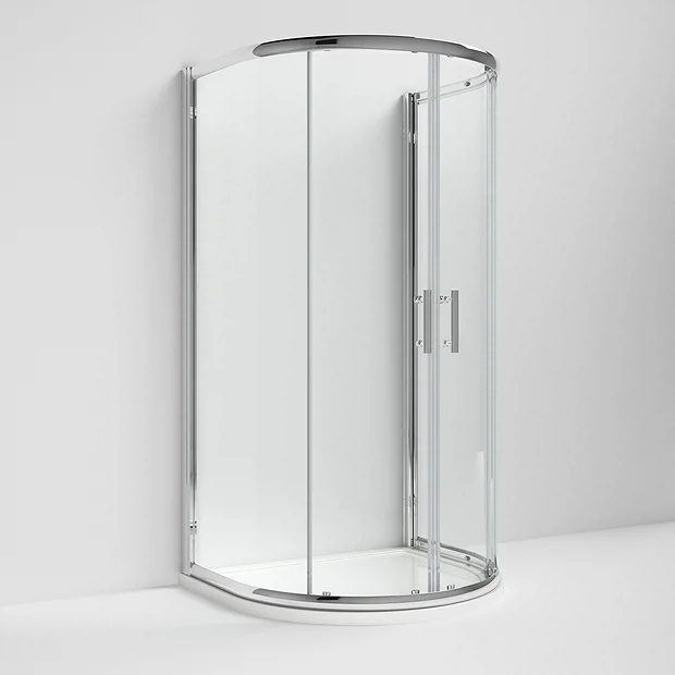 Pacific D-Shape Shower Enclosure Inc. Shower Tray + Waste 3 Pacific D-Shape Shower Enclosure Inc. Shower Tray + Waste