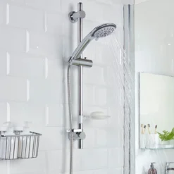 Bristan Artisan Thermostatic Surface Mounted Bar Shower Valve With Adjustable Riser -Home Bathroom ar2shxmtffc.ai1