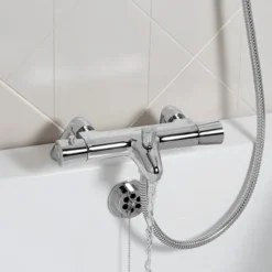 Bristan - Artisan TMV2 Thermostatic Bath Shower Mixer - Chrome 8 Bristan - Artisan TMV2 Thermostatic Bath Shower Mixer - Chrome -Home Bathroom ar2thbsmc.ai1