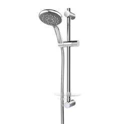 Triton - Aspirante 8.5kw Electric Shower - Brushed Steel -Home Bathroom asp08brstla2
