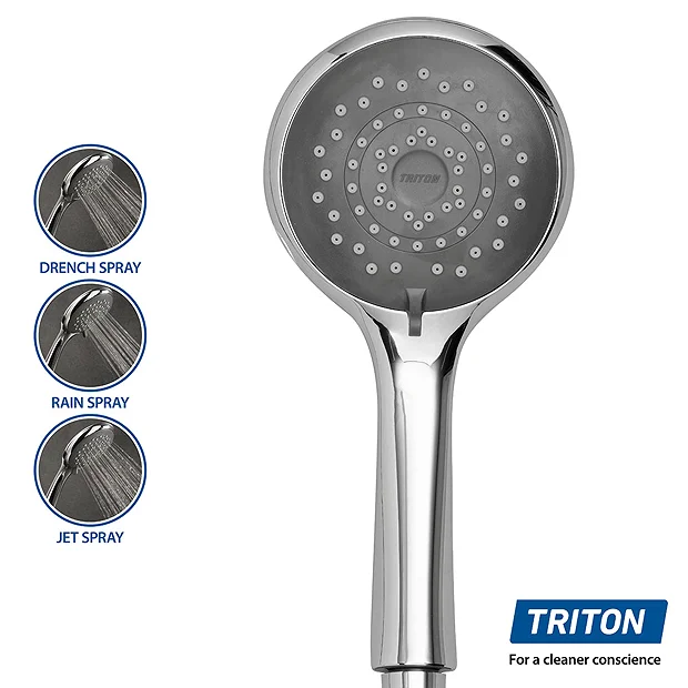 Triton - Aspirante 9.5kw Electric Shower - White Gloss 8 Triton - Aspirante 9.5kw Electric Shower - White Gloss - Image 6