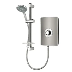 Triton - Aspirante 9.5kw Electric Shower - Gun Metal -Home Bathroom asp08gunmtla1 1