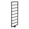 Arezzo Matt Black 1500 X 500 Ladder Heated Towel Rail -Home Bathroom az15mb d4