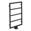 Arezzo Matt Black 800 X 500 Ladder Heated Towel Rail -Home Bathroom az8mb d4