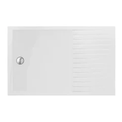 Arezzo 1400 X 900 Grey Tinted Glass Wet Room (inc. 800mm Screen, Return, Side Panel + Tray) 7 Arezzo 1400 X 900 Grey Tinted Glass Wet Room (inc. 800mm Screen, Return, Side Panel + Tray) -Home Bathroom azgtg01rd1