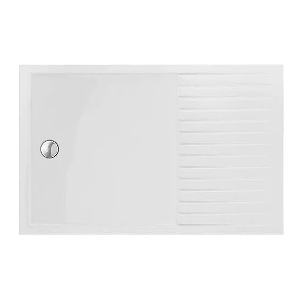 Venice 1400 X 900 Matt Black Abstract Grid Wet Room (800mm Screen + Tray) 5 Venice 1400 X 900 Matt Black Abstract Grid Wet Room (800mm Screen + Tray) - Image 3