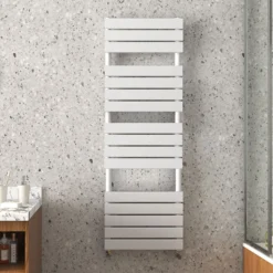 Arezzo Matt White 1512 X 500mm Heated Towel Rail 7 Arezzo Matt White 1512 X 500mm Heated Towel Rail -Home Bathroom azmw155 n d1