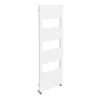Arezzo White 1500 X 500 Designer Panel Radiator With Towel Rails -Home Bathroom azr15x5w d2