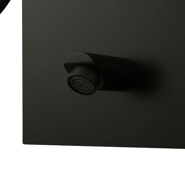 Arezzo Shower Tower Panel - Matt Black (Thermostatic) 7 Arezzo Shower Tower Panel - Matt Black (Thermostatic) - Image 5
