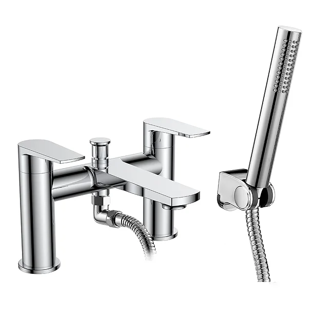 Nuie Bailey Bath Shower Mixer + Shower Kit 3 Nuie Bailey Bath Shower Mixer + Shower Kit