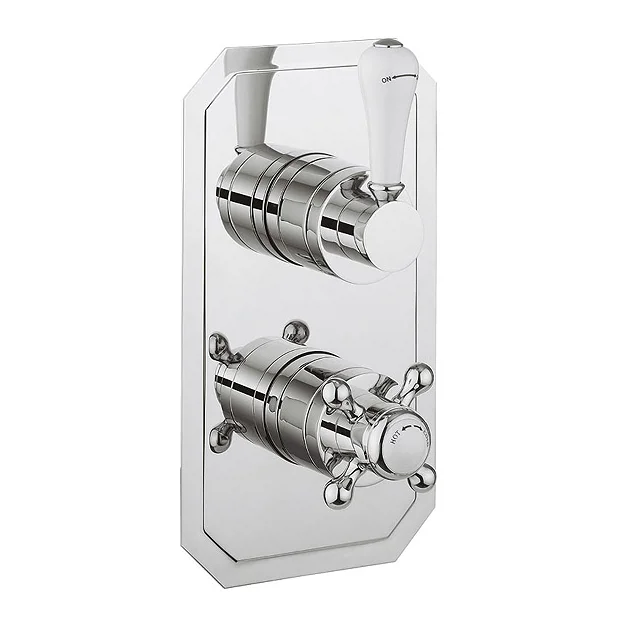 Crosswater Belgravia Lever Slimline Thermostatic Shower Valve With 2 Way Diverter 3 Crosswater Belgravia Lever Slimline Thermostatic Shower Valve With 2 Way Diverter