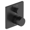 Duravit C.1 Square Thermostatic Shower Mixer With Diverter For Concealed Installation - Matt Black 2 Duravit C.1 Square Thermostatic Shower Mixer With Diverter For Concealed Installation - Matt Black -Home Bathroom c14200013046 l